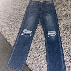 NWOT Kancan 7/27 button fly jeans